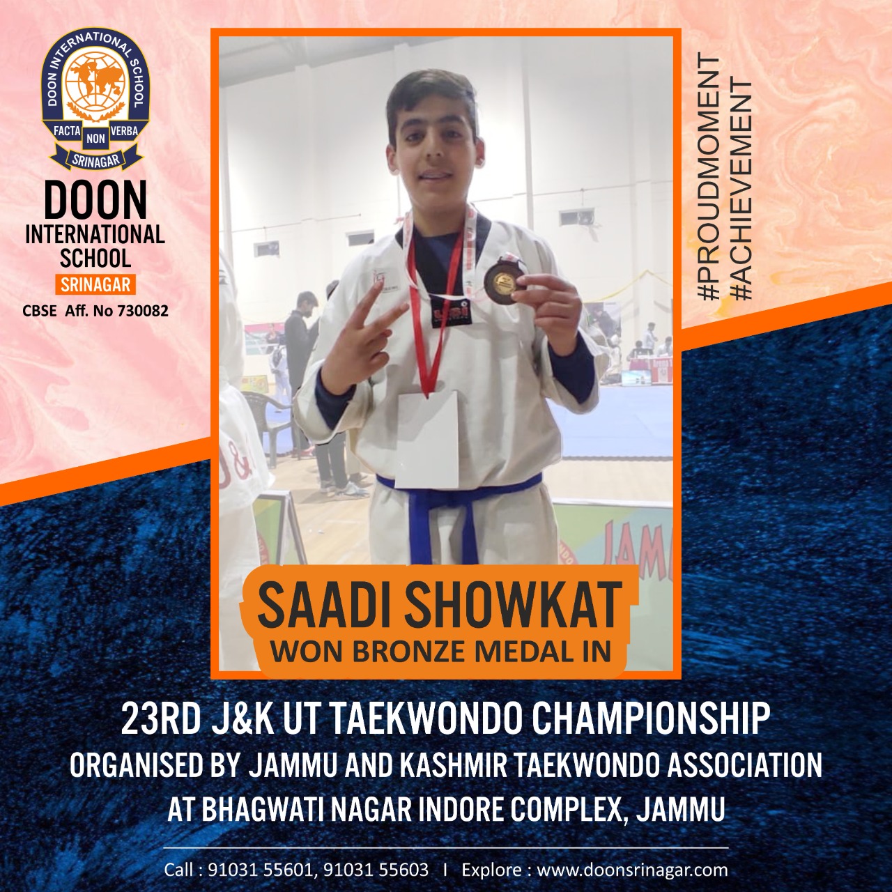 23rd J&K UT Taekwondo Championship 2021