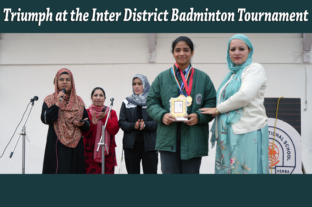 Triumph at the Inter District Badminton Tournament