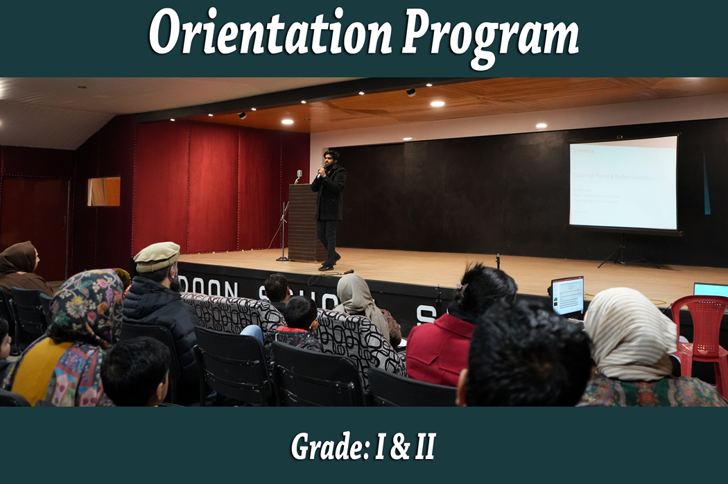 Orientation Program for Grade I & II