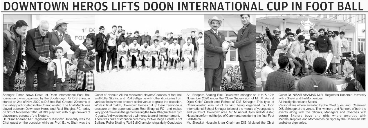 Doon Football Tournament 2020