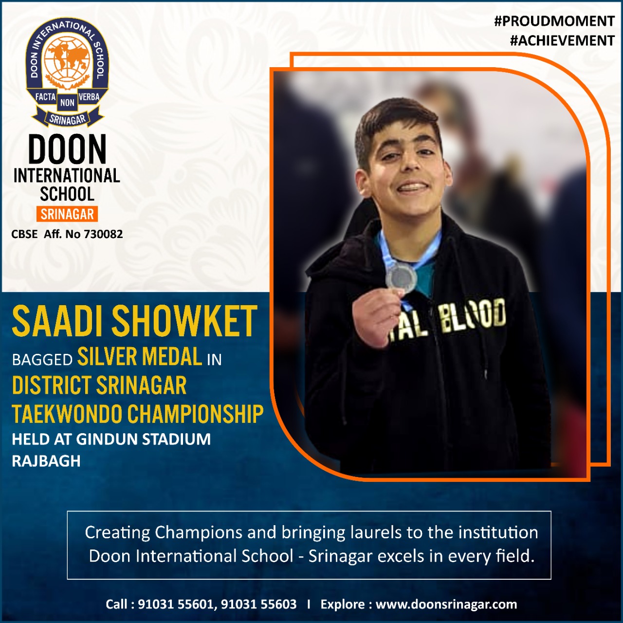 DISTRICT SRINAGAR TAEKWONDO CHAMPIONSHIP