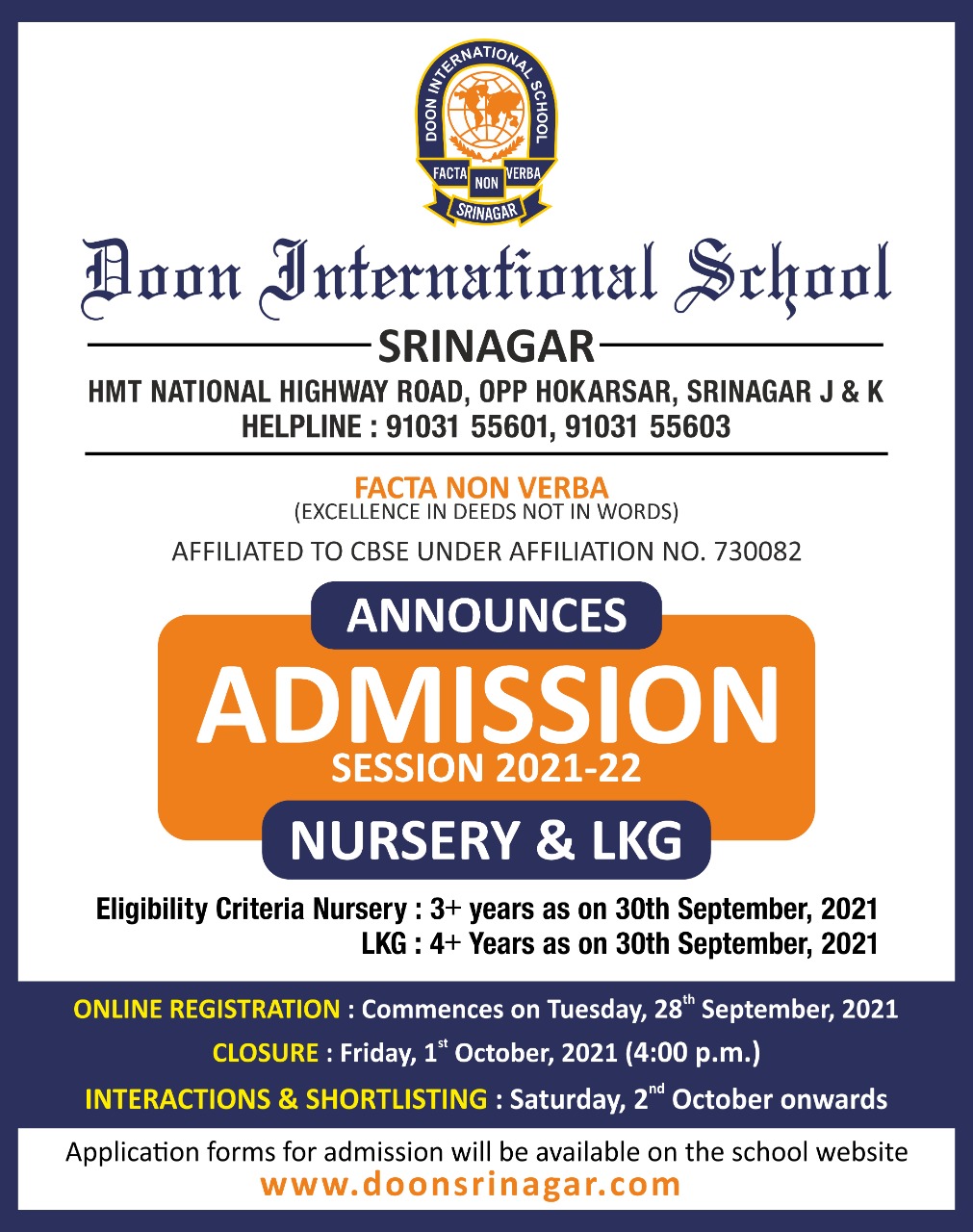 Admission 2021-22